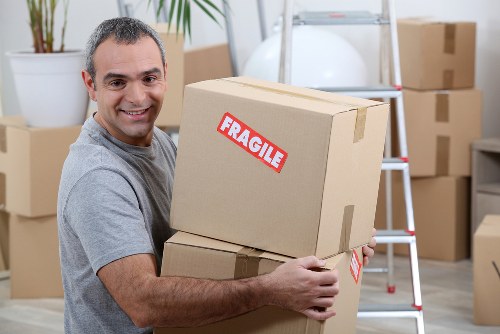 Loading a removals vehicle for a fast Maida Vale relocation