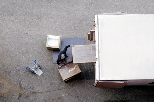 Business moving team handling office relocation in Maida Vale